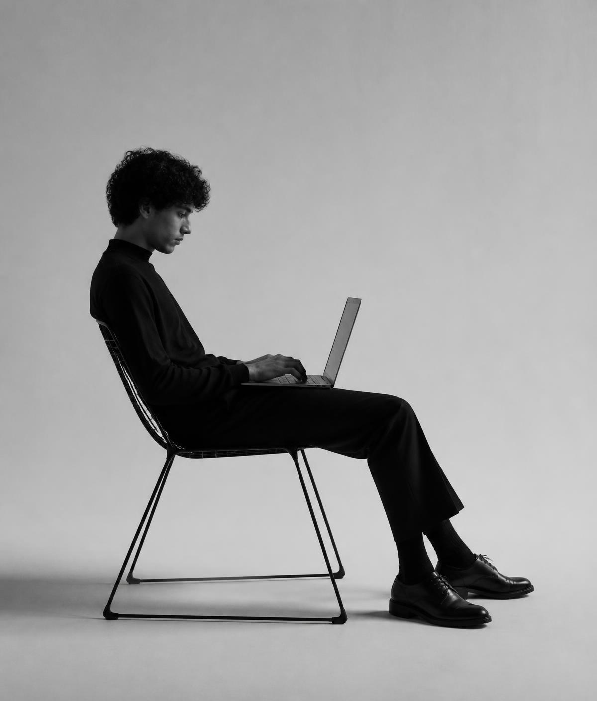 Ondernemer werkt aan een nieuwe website